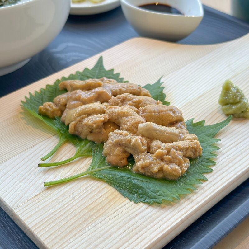 ランチメニュー「白うに丼」本日スタート（期間限定）！